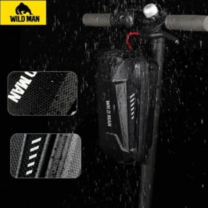 WILDMAN Scooter case/holder ES8XMax frame bag juodos spalvos - Image 4