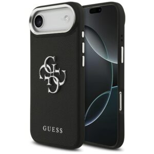 Dėklas Guess Grained Big 4G Classic Logo for Apple iPhone Air juodos spalvos