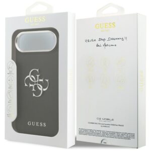 Dėklas Guess Grained Big 4G Classic Logo for Apple iPhone Air juodos spalvos - Image 8