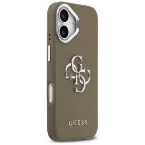 Guess Grained Big 4G Classic Logo dėklas Apple iPhone 17 Pro Brown - Image 4