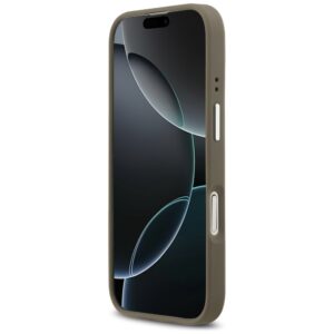 Guess Grained Big 4G Classic Logo dėklas Apple iPhone 17 Pro Brown - Image 5