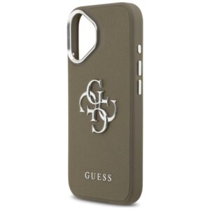 Guess Grained Big 4G Classic Logo dėklas Apple iPhone 17 Pro Brown - Image 6
