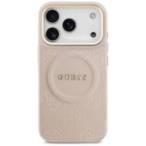 Dėklas Guess Peony Hot Stamp MagSafe for Apple iPhone 17 Pro pink - Image 3