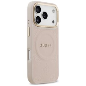 Dėklas Guess Peony Hot Stamp MagSafe for Apple iPhone 17 Pro pink - Image 4