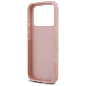 Dėklas Guess Rhinestone Triangle Logo for Apple iPhone 17 Pro pink - Image 7