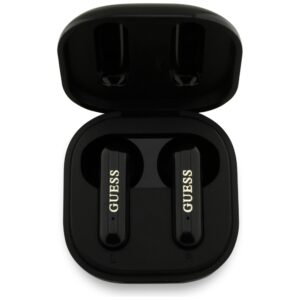 TWS Guess 4G Metal Logo ausinės juodos spalvos - Image 3