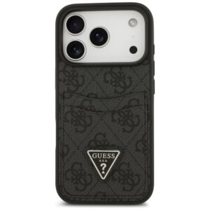 Dėklas Guess 4G Double Card Triangle skirtas Apple iPhone 17 Pro juodos spalvos - Image 3