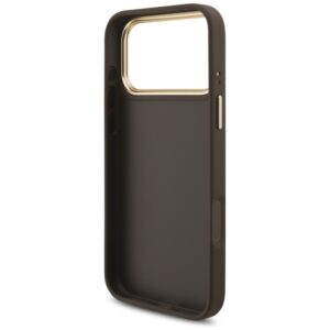 Guess 4G Big 4G Classic Logo Big Strap Metal Buttons dėklas skirtas Apple iPhone 17 Pro Max Brown - Image 7