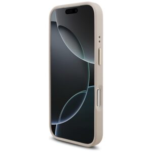 Guess 4G Big 4G Classic Logo Big Strap Metal Buttons dėklas skirtas Apple iPhone 17 Pro rožinės spalvos - Image 5