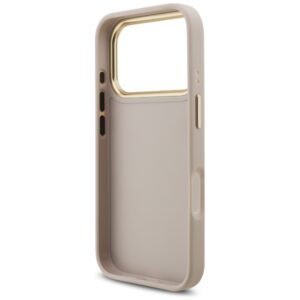 Guess 4G Big 4G Classic Logo Big Strap Metal Buttons dėklas skirtas Apple iPhone 17 Pro rožinės spalvos - Image 7