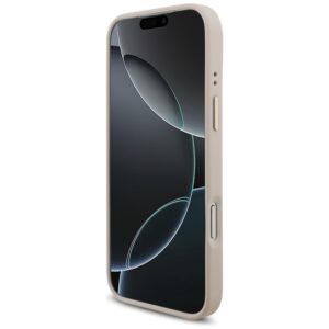 Guess 4G Big 4G Classic Logo Big Strap Metal Buttons dėklas skirtas Apple iPhone 17 Pro Max rožinės spalvos - Image 5