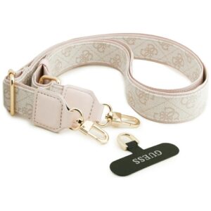 Guess 4G Big 4G Classic Logo Big Strap Metal Buttons dėklas skirtas Apple iPhone 17 Pro Max rožinės spalvos - Image 8