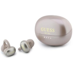 Ausinės OWS Guess Metalic Finish Electropated Parts Classic Logo pink