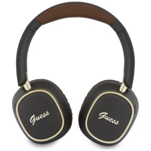 Ausinės Guess Bluetooth ENC Rectangle Metal Script rudos spalvos - Image 4