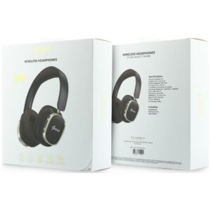 Ausinės Guess Bluetooth ENC Rectangle Metal Script rudos spalvos - Image 6