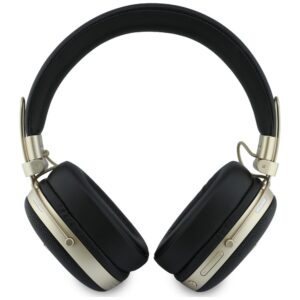 Ausinės Guess Bluetooth ENC Metal Grained Triangle Logo juodos spalvos - Image 3