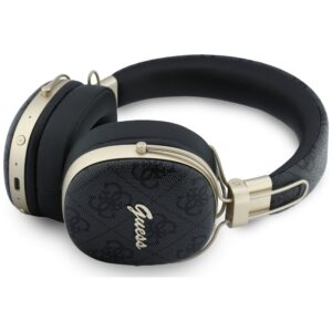 Ausinės Guess Bluetooth ENC Metal 4G Script Logo juodos spalvos - Image 2