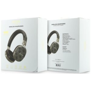 Ausinės Guess Bluetooth ENC Metal 4G Script Logo rudos spalvos - Image 4