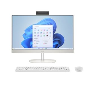 HP 24-cr0332nw AMD Ryzen™ 7 7730U 60.5 cm (23.8") 1920 x 1080 px All-in-One PC 16 GB DDR4-SDRAM 512 GB SSD Windows 11 Home Wi-Fi 6 (802.11ax) White