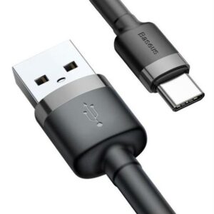 Baseus Cafule USB kabelis USB 2.0 0,5 m USB A USB C Juoda - Image 3