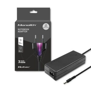 Qoltec 51516.90W Maitinimo adapteris „Dell“ 90W | 19,5 V | 4.62A | 4,5 * 3,0 + kaištis | + maitinimo laidas