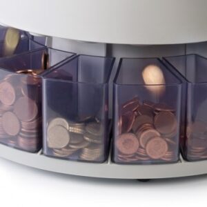 Safescan 1250 EUR monetų skaičiavimo mašina balta - Image 3