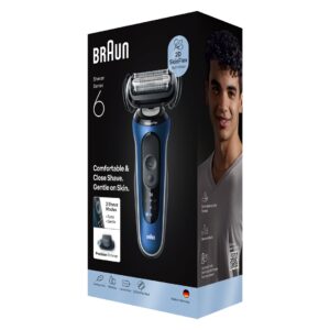 Braun Series 6 62-B1200S Skustuvas Apkarpymo mašinėlė Mėlyna - Image 2