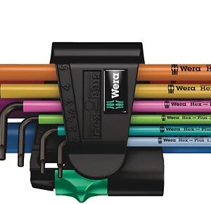 Wera 950/9 L formos šešiakampis raktas Metrinė 9 vnt