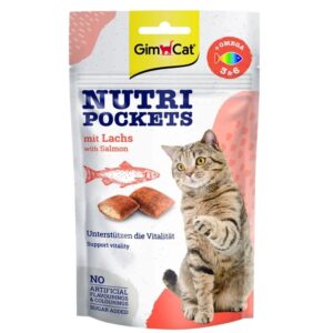 GIMCAT Nutri pockets Salmon - skanėstas katėms - 60g