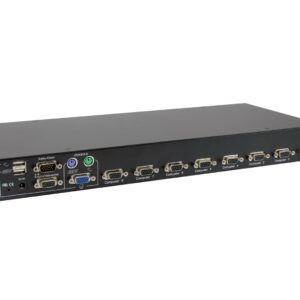 LevelOne KVM-3208 KVM jungiklis Stovo montavimas Juoda - Image 2