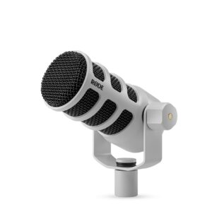RØDE PodMic USB White - dinaminis mikrofonas podcastingui - Image 2