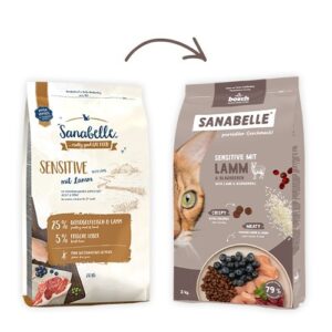 BOSCH Sanabelle Sensitive with lamb - sausas kačių maistas - 2kg - Image 2