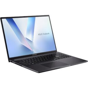 ASUS Vivobook 16 M1605NAQ-MB116 Ryzen 5 1500 16,0 colių WUXGA IPS lygio ekranas 60 Hz 300 nitų AG 16 GB DDR5 512 GB SSD Radeon grafika WLAN + BT 720p kamera 42 Wh baterija Be operacinės sistemos „Indie Black“ - Image 2