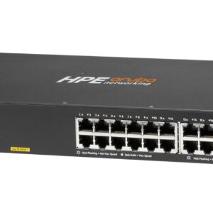HPE Aruba Networking CX 6100 24G Class4 PoE 4SFP+ 370W Switch Valdomas L3 Gigabit Ethernet (10/100/1000) Maitinimas per Eternetą (PoE) 1U Juoda - Image 2