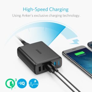 Anker PowerPort Speed 5 Universalus Juoda AC Vidaus - Image 2
