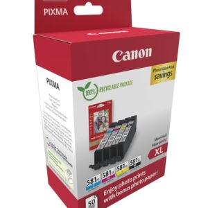 Canon 2052C006 rašalo kasetė 4 vnt Originalus Didelė (XL) išeiga Juoda, Žydras, Rausvai raudona, Geltona - Image 2