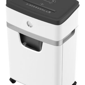 HP OneShred 18CC dokumentų naikiklis Smulkinimas mažais gabalėliais 65 dB 22 cm Balta, Juoda - Image 1