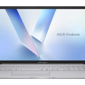 ASUS Vivobook 17 X1704MA-AU038 Intel Core 5 350 Knyginis kompiuteris 43,9 cm (17.3") „Full HD“ 16 GB DDR5-SDRAM 512 GB SSD Wi-Fi 6 (802.11ax) NoOS Sidabras