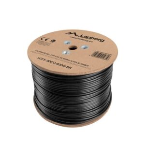 Lanberg LCF5-30CU-0305-BK tinklo kabelis Juoda 305 m Cat5e F/UTP (FTP) - Image 2