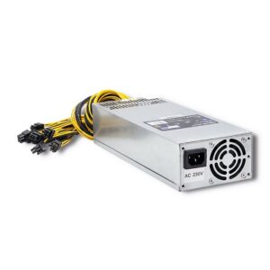 Qoltec 50177 maitinimo blokas 1600 W Sidabras