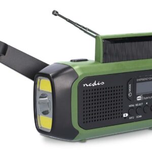 Nedis RDDBCR2000GN radijo imtuvas Nešiojama Skaitmeninis Juoda, Žalia