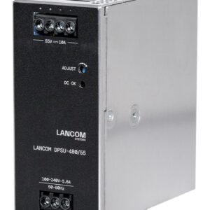 LANCOM DPSU-480/55 maitinimo blokas 480 W TS35 DIN Juoda, Plienas - Image 2