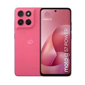 Motorola moto g57 power 17,1 cm (6.72") Dviguba SIM jungtis Android 16.0 5G C tipo USB 12 GB 256 GB 7000 mAh Rožinė