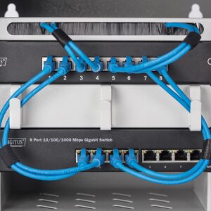 Digitus DN-80114-1 tinklo komutatorius Ne-valdomas Gigabit Ethernet (10/100/1000) 1U Pilka - Image 2