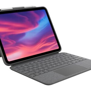 Logitech Combo Touch QWERTY JAV tarptautinė versija Smart Connector Pilka - Image 1