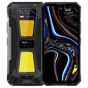 Oukitel WP58 Pro 6,7" Smartphone Dual SIM Android 15 5G USB Type-C 8 GB 512 GB 10000 mAh Juodas