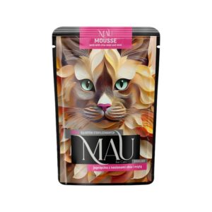 MAU Mousse Sterilised Lamb with chia seeds and mint - šlapias kačių maistas - 85g