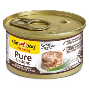 GIMDOG Little Darling Pure Delight Tuna with beef - drėgnas ėdalas šunims - 85g - Image 1