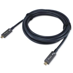Equip 119462 USB kabelis USB 3.2 Gen 2 (3.1 Gen 2) 10 m USB C Juoda - Image 2