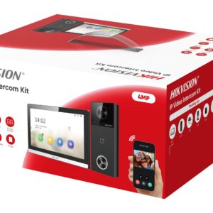 Hikvision DS-KIS610-P vaizdo telefonspynės sistema 17,8 cm (7") Juoda